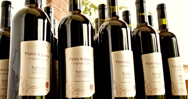 Foto Matrimonio bomboniera vino